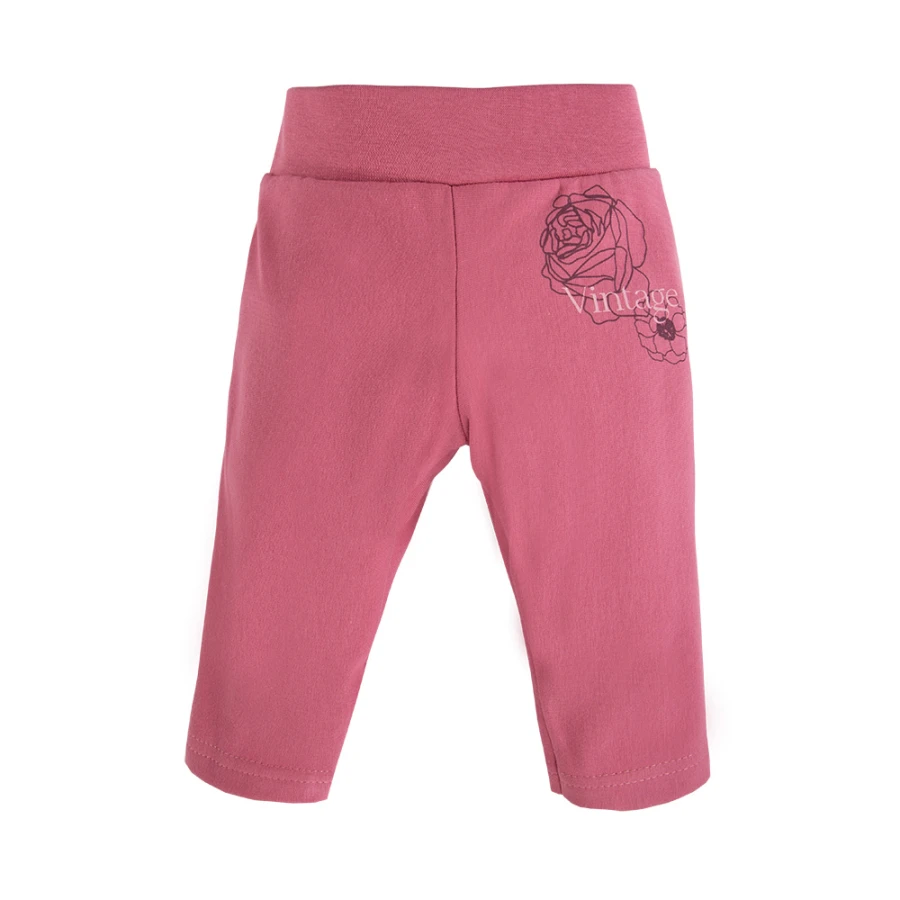 Mädchenset mit Tunika mit Tüllrüsche und rosa Leggings