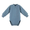 2er-Pack Bodys in Blau und mit Wolkenmuster
