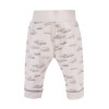 Set mit Body und beiger Hose mit Wolkenmuster