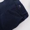 Set aus weißem Hemd-Body und eleganter dunkelblauer Hose