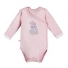 Baby-Set mit Body, Strampler, Halbstampler und Mützen in Rosa