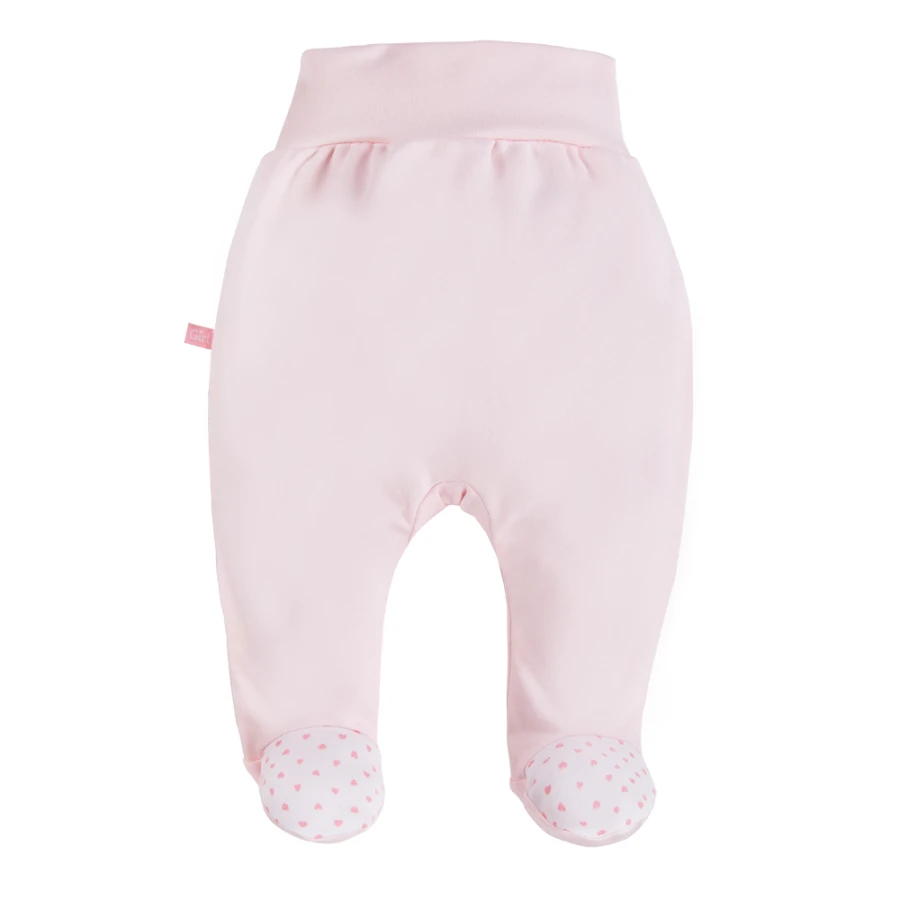 Baby-Set mit Body, Strampler, Halbstampler und Mützen in Rosa
