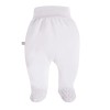 Baby-Set mit Body, Strampler, Halbstampler und Mützen in Ecru