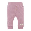 Kinder-Set Body und gerippte Leggings in Heidefarbe