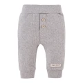 Graues Ripp-Set aus Body und Leggings