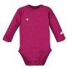 Bordeauxfarbenes geripptes Body- und Leggings-Set