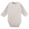 Beiges geripptes Body- und Leggings-Set