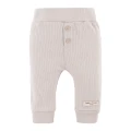 Beiges geripptes Body- und Leggings-Set