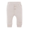 Set aus Sweatshirt mit Rüschen und gerippten Leggings in Beige