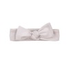 Set aus Kleid mit Rüschen und Haarband mit Schleife Beige