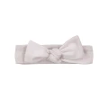 Set aus Kleid mit Rüschen und Haarband mit Schleife Beige