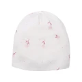 Baby-Set: Body, Strampelhose, Mütze und Strampler Creme mit Blümchen