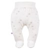 Baby-Set: Body, Strampelhose, Mütze und ecru Strampler mit Teddybären