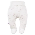 Baby set: bodysuit, footed pants, hat and ecru sleepsuit with teddy bears