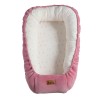Babynest Rosa mit Blümchen 90x50 cm