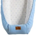 Babynest Blau mit Ballons 90x50 cm