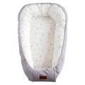 Babynest Grau mit Sternenmuster 90x50 cm