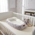 Babynest Grau mit Sternenmuster 90x50 cm