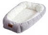 Babynest Grau mit Sternenmuster 90x50 cm