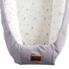 Babynest Grau mit Sternenmuster 90x50 cm