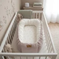 Babynest Beige mit Teddybären 90x50 cm
