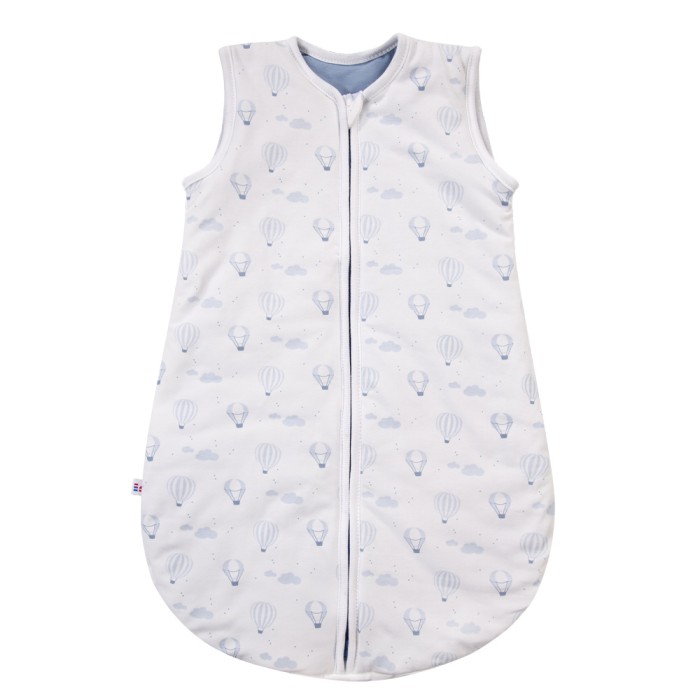 Baby Schlafsack weiß mit Luftballons 0,5 TOG