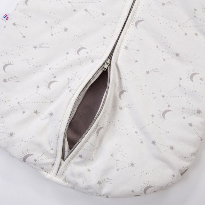 Baby Schlafsack Ecru mit Sternen 0,5 TOG
