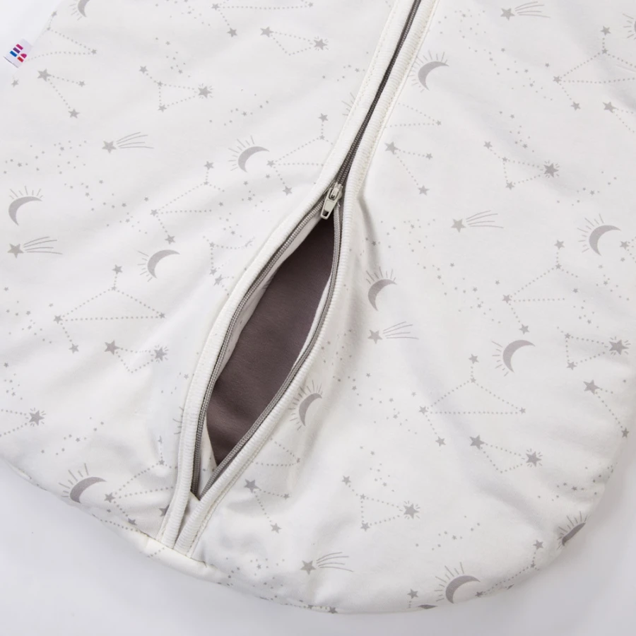 Baby Schlafsack Ecru mit Sternen 0,5 TOG