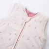 Kremfarbener Baby Schlafsack mit Blumen 0,5 TOG