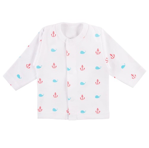 Kimono shirt LITTLE SAILOR white