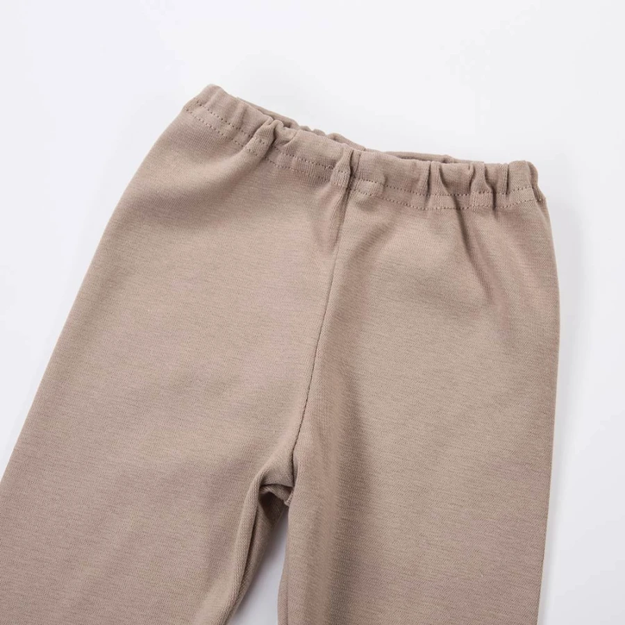 Kinderleggings Dunkelbeige