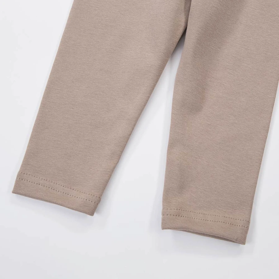 Kinderleggings Dunkelbeige