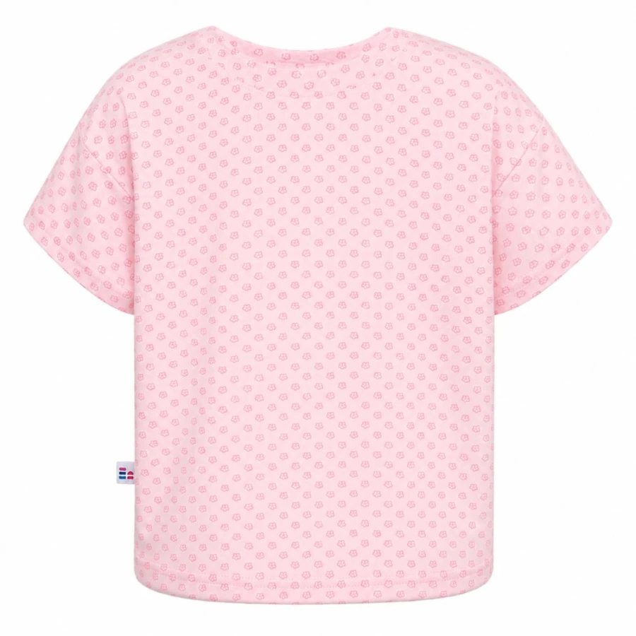 Kinder T-Shirt rosa mit Blumen