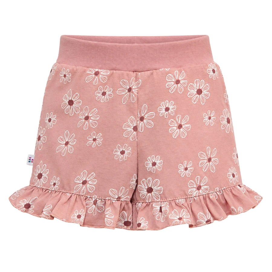 Kinder Shorts beige mit Gänseblümchen