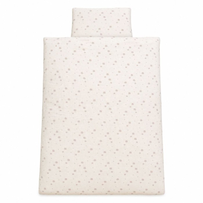 Muslin-Bettwäsche mit Füllung Beige mit Bärenmotiv