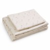 Muslin-Bettwäsche mit Füllung Beige mit Bärenmotiv