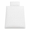 Muslin-Bettwäsche mit Füllung Ecru mit Sternen