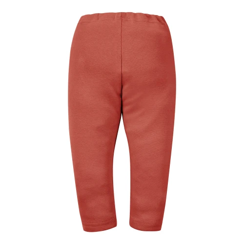 Kinderleggings in Ziegelrot
