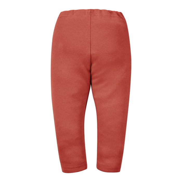 Kinderleggings in Ziegelrot