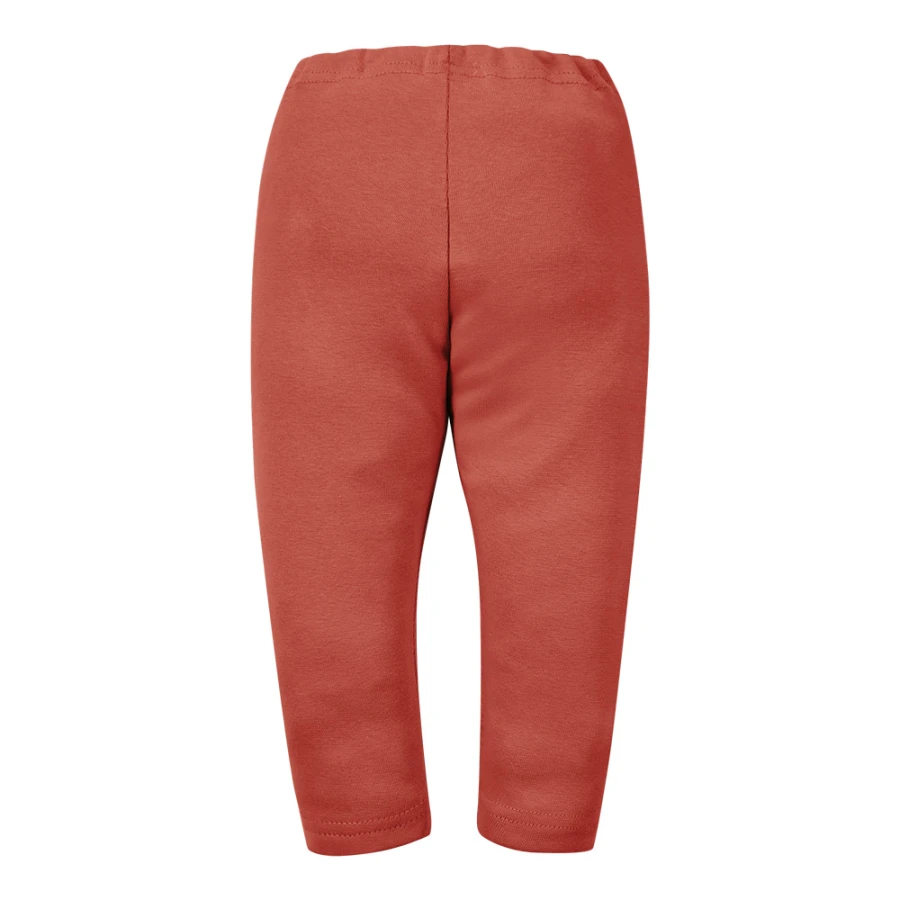 Kinderleggings in Ziegelrot