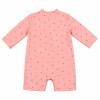 UV Bade-Romper rosa mit Erdbeeren