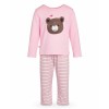 Rosa Kinderpyjama mit Bärenmotiv
