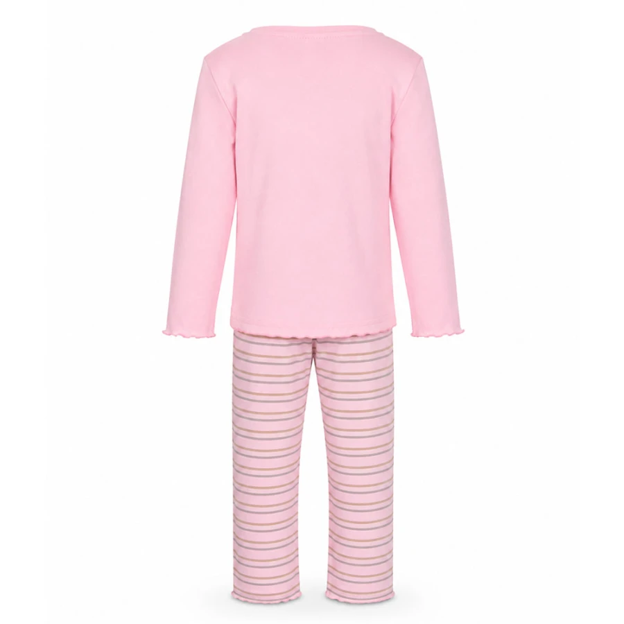 Rosa Kinderpyjama mit Bärenmotiv