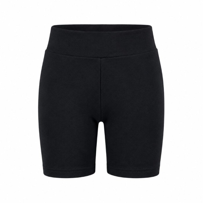 Schwarze Basic-Radlerhose für Kinder