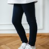 Marineblaue Basic-Leggings für Kinder