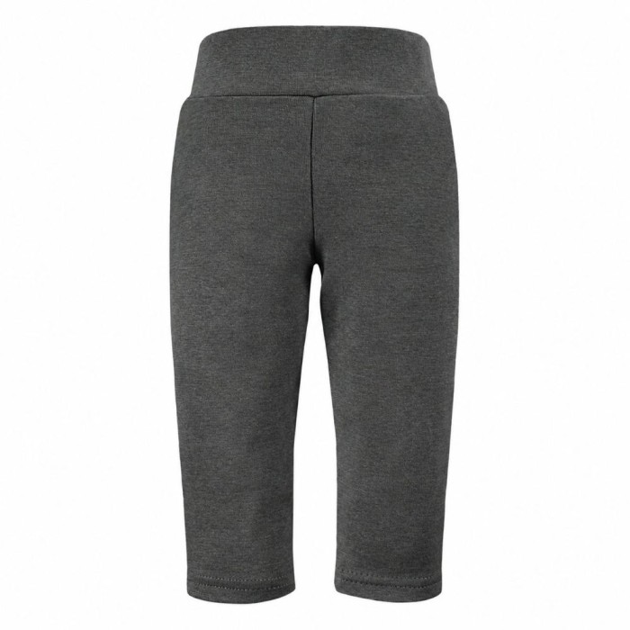 Graphitfarbene Basic-Leggings für Kinder