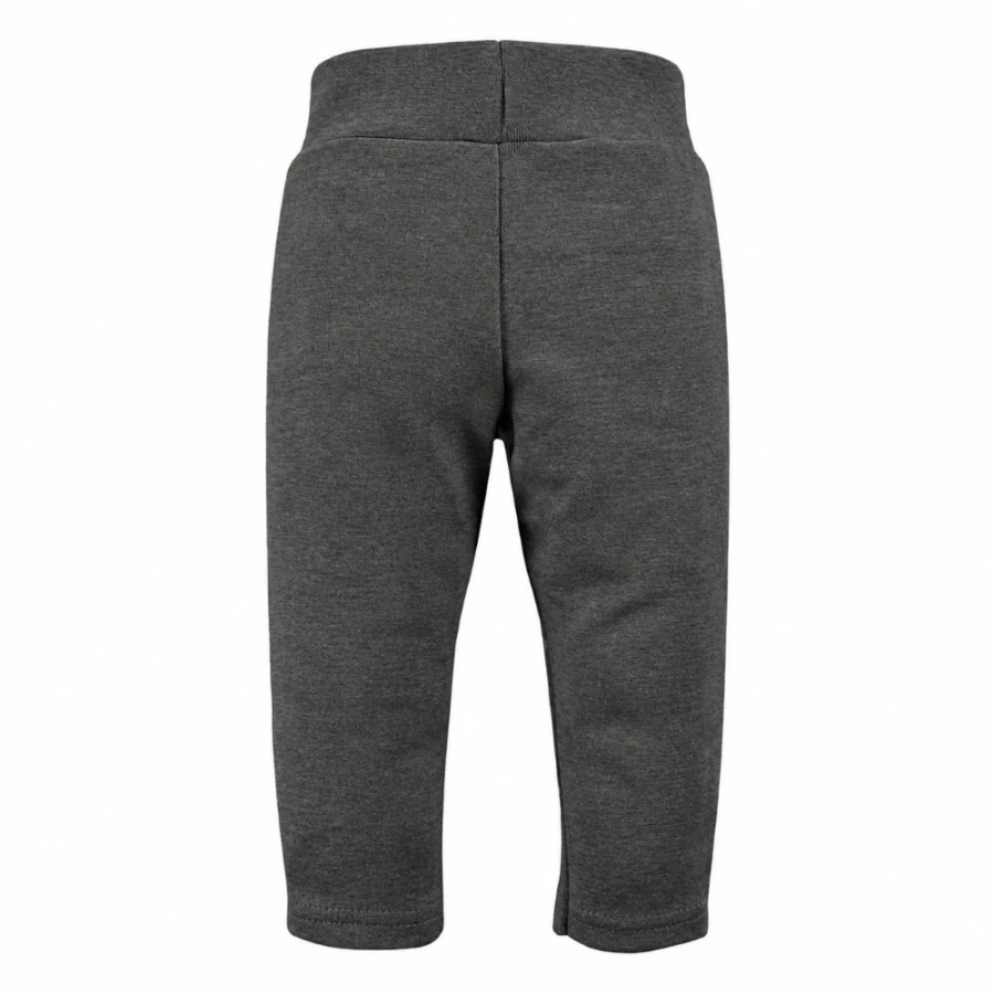 Graphitfarbene Basic-Leggings für Kinder