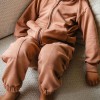 Brauner Kinder-Trainingsanzug