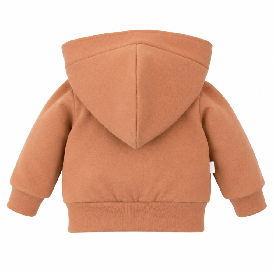 Brauner Kinder-Trainingsanzug mit Stickerei
