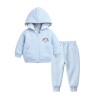Blauer Kinder-Trainingsanzug mit Igelstickerei